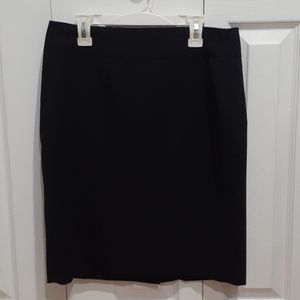 Banana Republic petite black suit pencil skirt